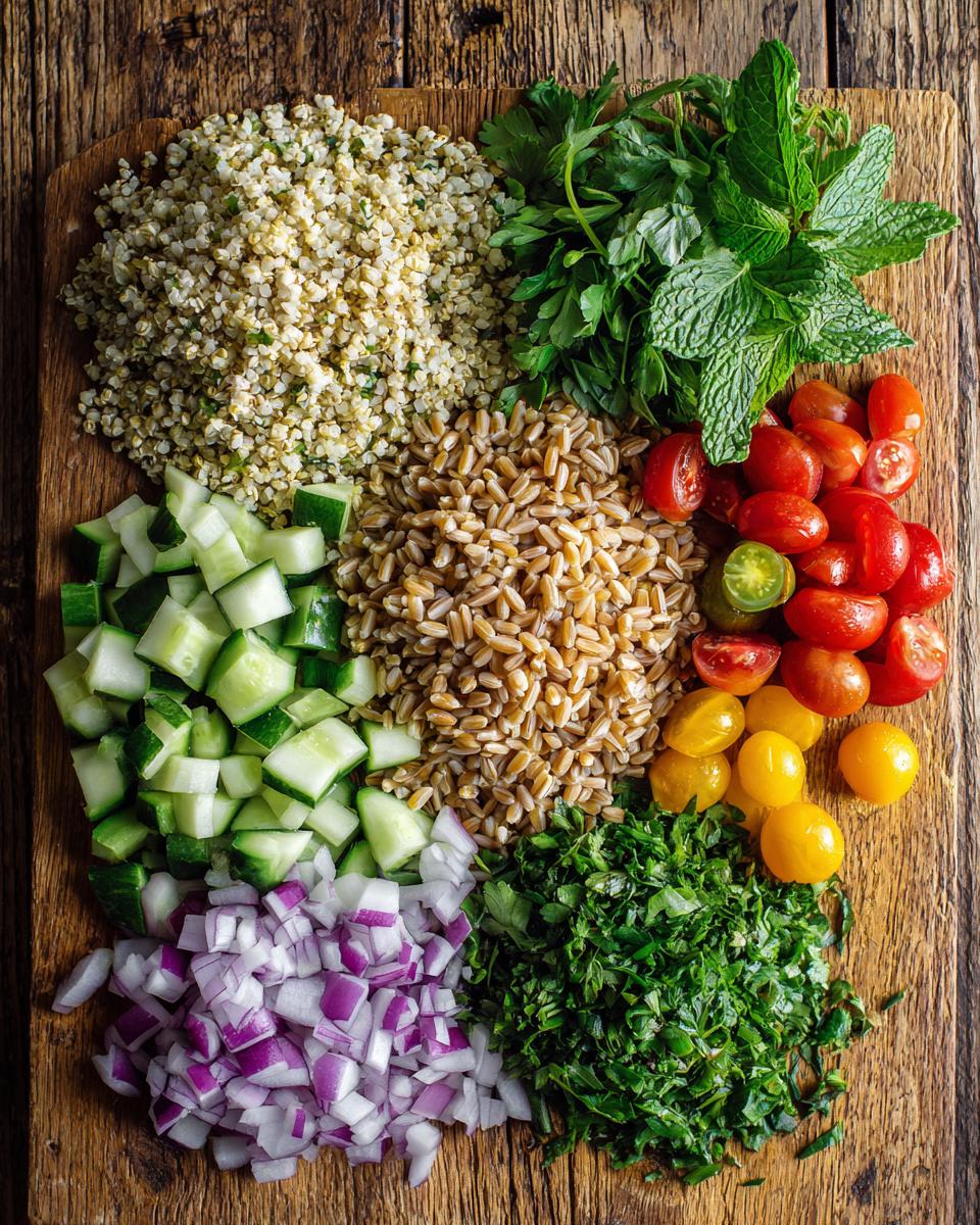 Spring Grain Salad - detail 1
