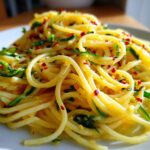 Angel Hair Pasta with Lemon and Sunflower Greens