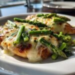Cheesy Asparagus Chicken Cutlets