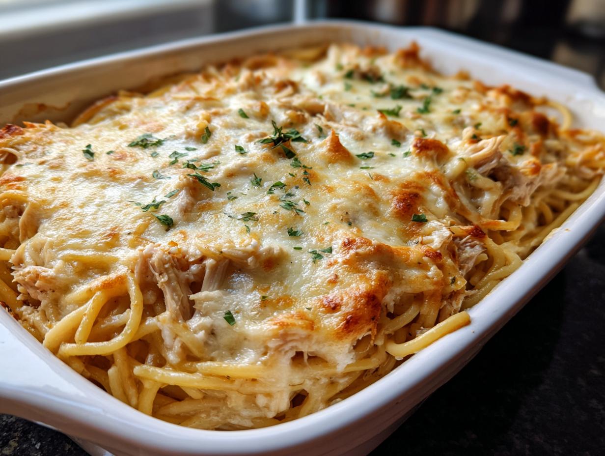 Chicken Tetrazzini with Rotisserie Chicken