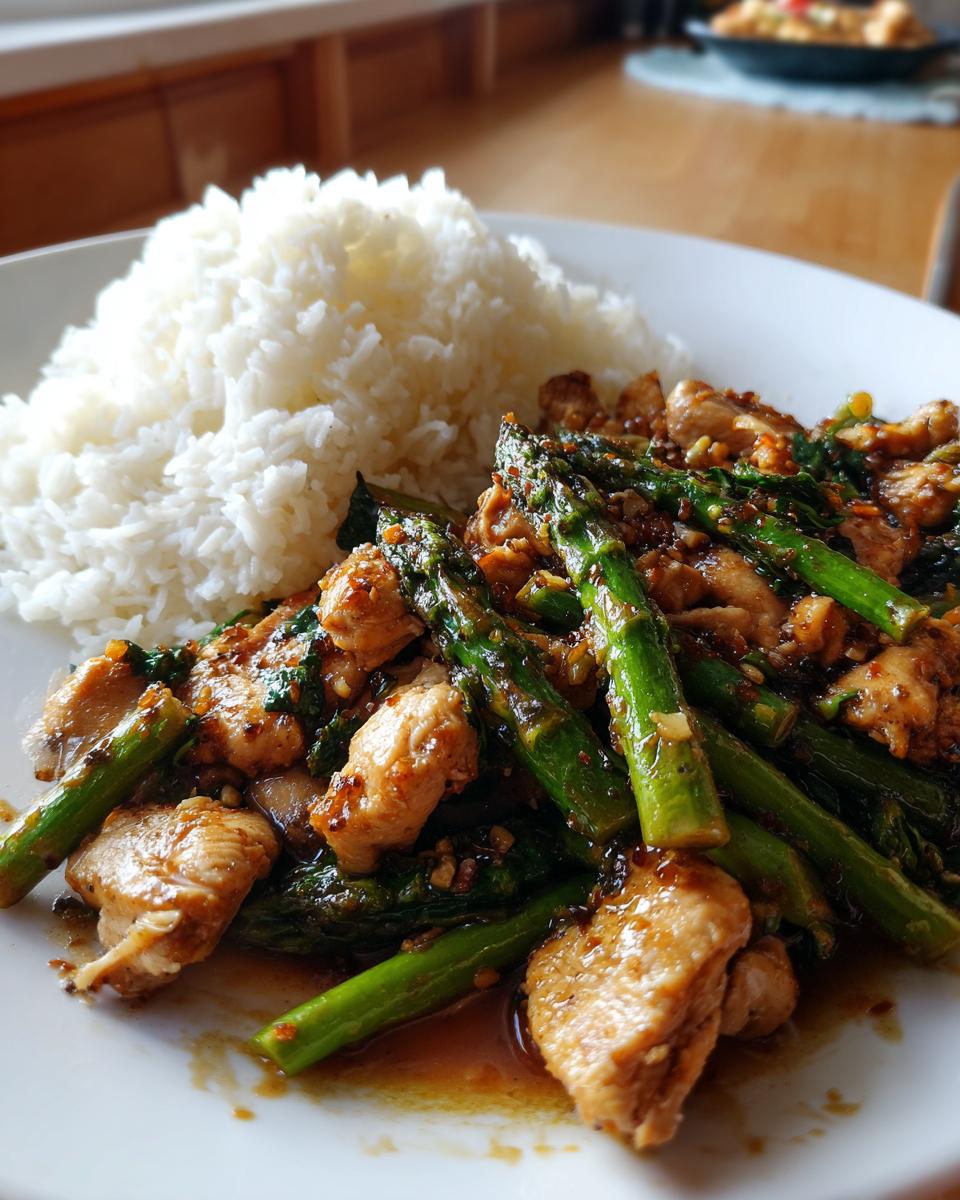 Chicken and Asparagus Stir Fry - detail 2