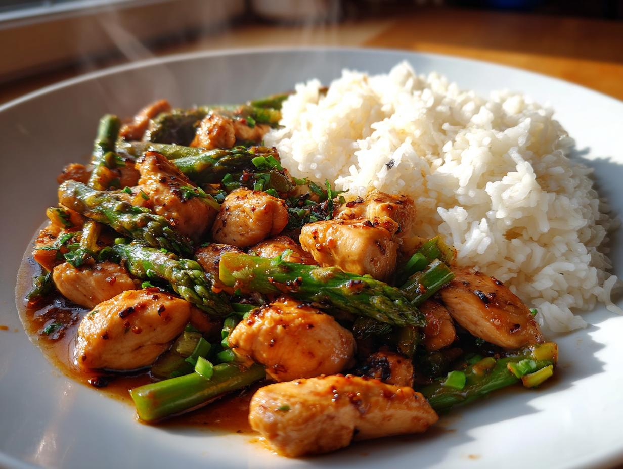 Chicken and Asparagus Stir Fry