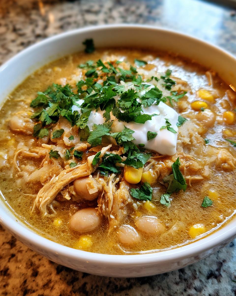 Creamy White Chicken Chili - detail 2