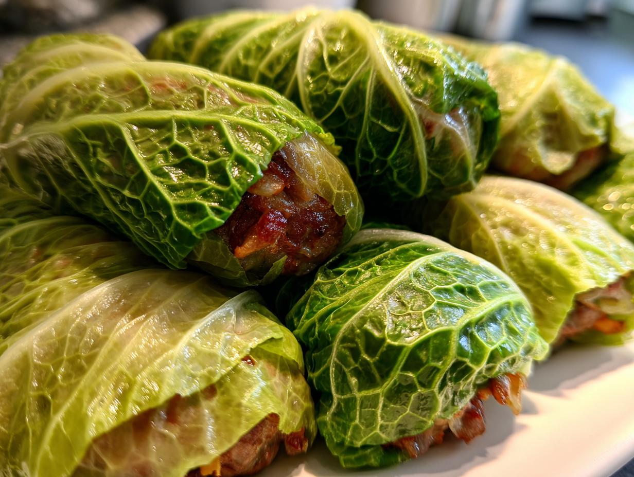 Egg Roll Cabbage Rolls