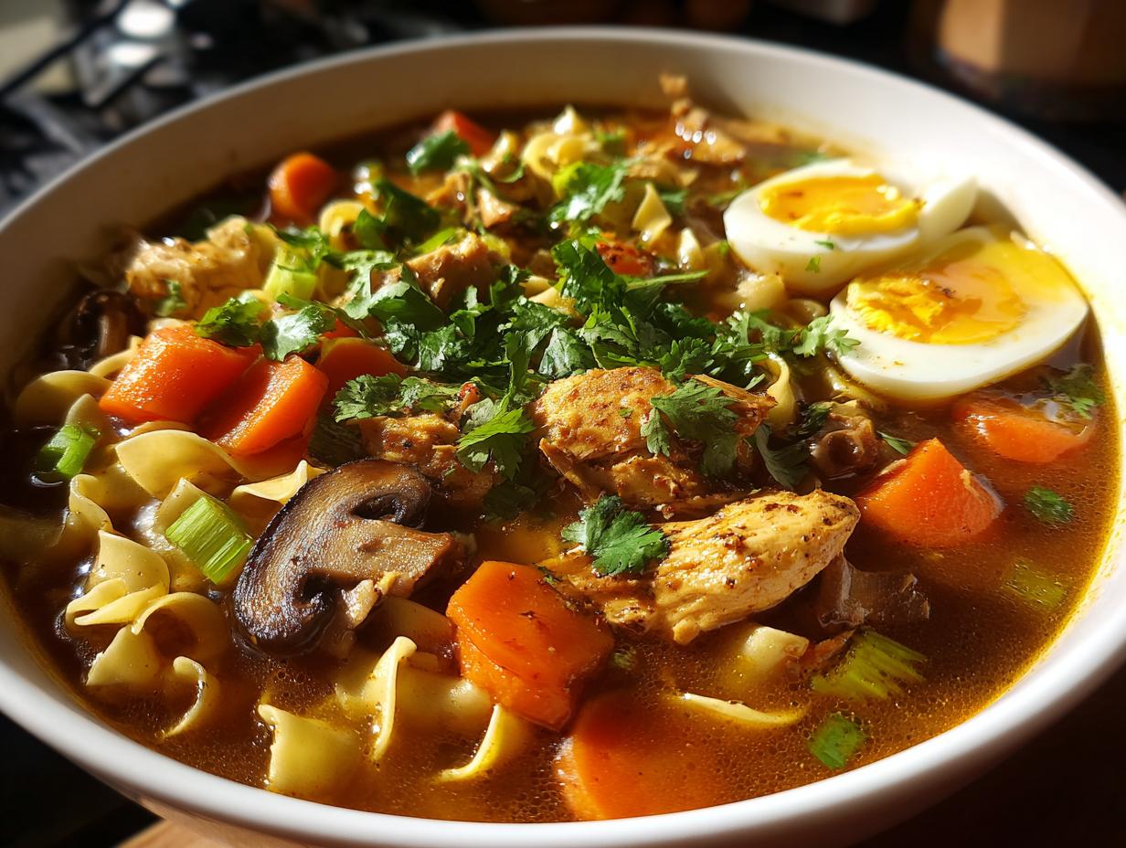 Five Spice Chicken Noodle Soup