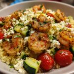 Greek Shrimp and Couscous