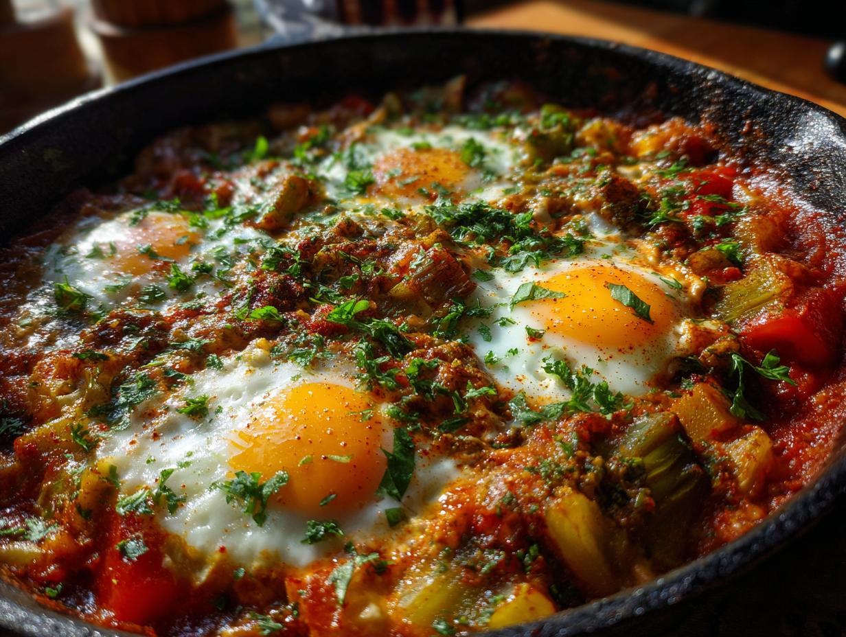 Green Shakshuka with Fresh Herbs