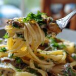 Leek and Mushroom Pasta