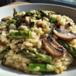 Mushroom and Asparagus Risotto