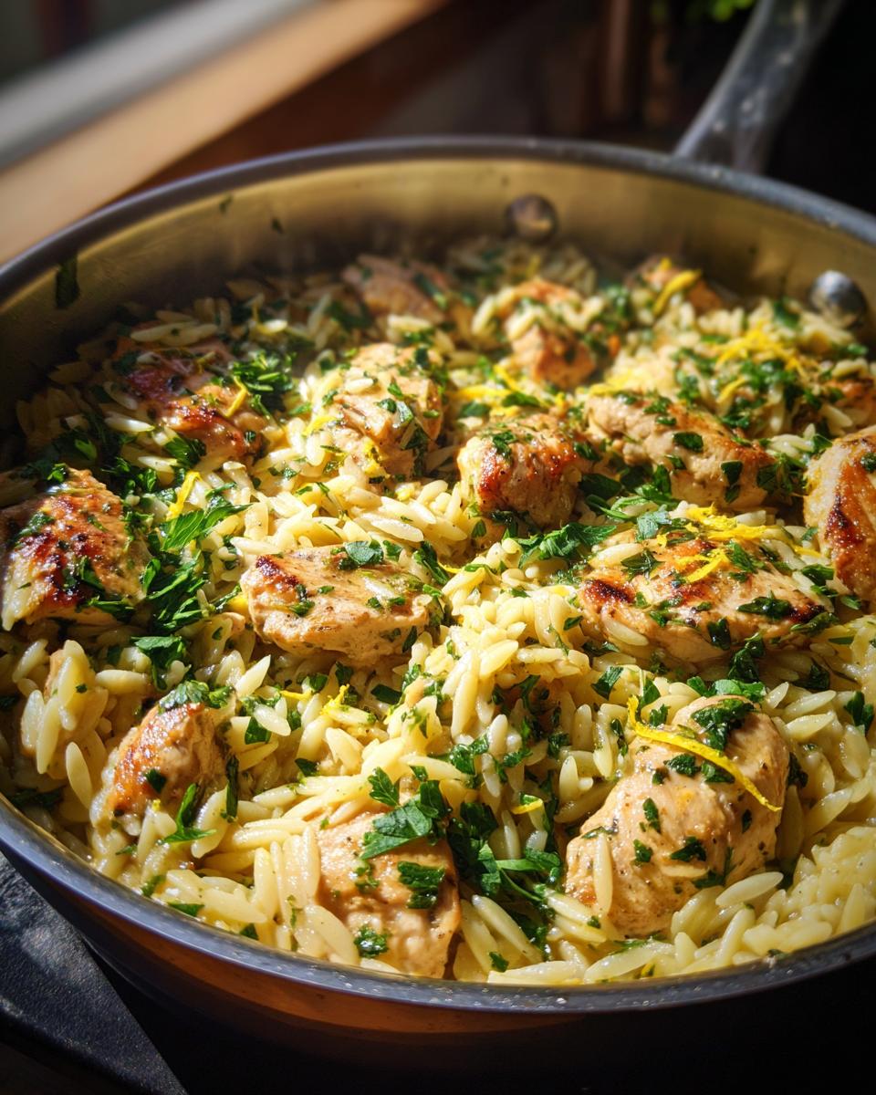 One-Pot Lemony Orzo & Chicken - detail 2