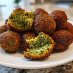 Pea-Mint Falafel with Bulgur