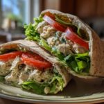 Poppy Seed Chicken Pitas