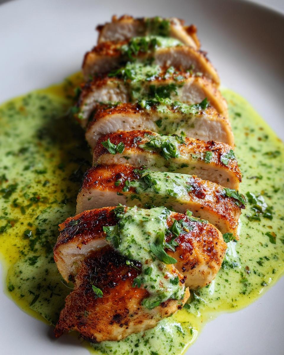 Ranch Chicken with Herb Sauce - detail 2