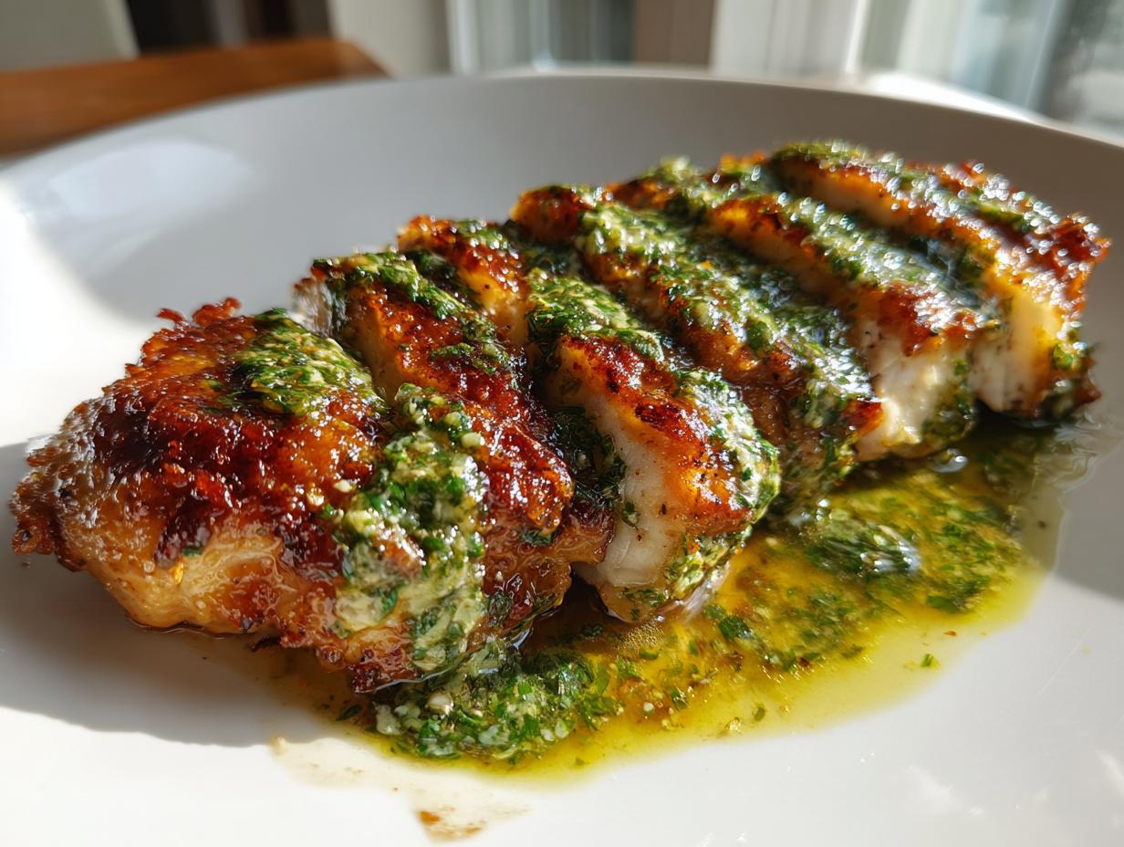 Ranch Chicken with Herb Sauce