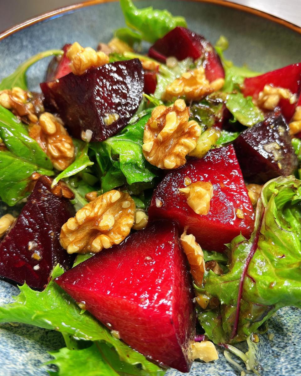 Roasted Beet and Ginger Salad - detail 2