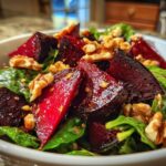 Roasted Beet and Ginger Salad
