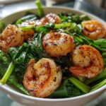 Seared Shrimp Salad with Sauteed Ramps