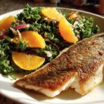 Snapper with Kale-Orange Salad