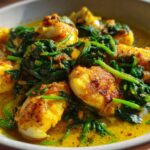 Spinach & Turmeric Fish Curry