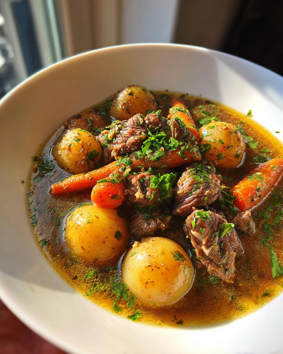 Spring Lamb Stew with Small Carrots - detail 2