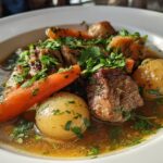 Spring Lamb Stew with Small Carrots