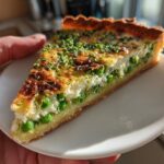 Spring Pea Tart with Goat Cheese