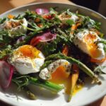Spring Vegetable Arugula Salad with Labneh