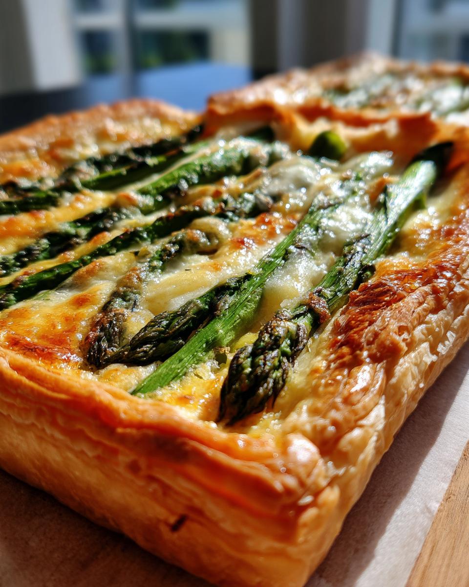 Upside Down Sheet-Pan Asparagus Tart - detail 2