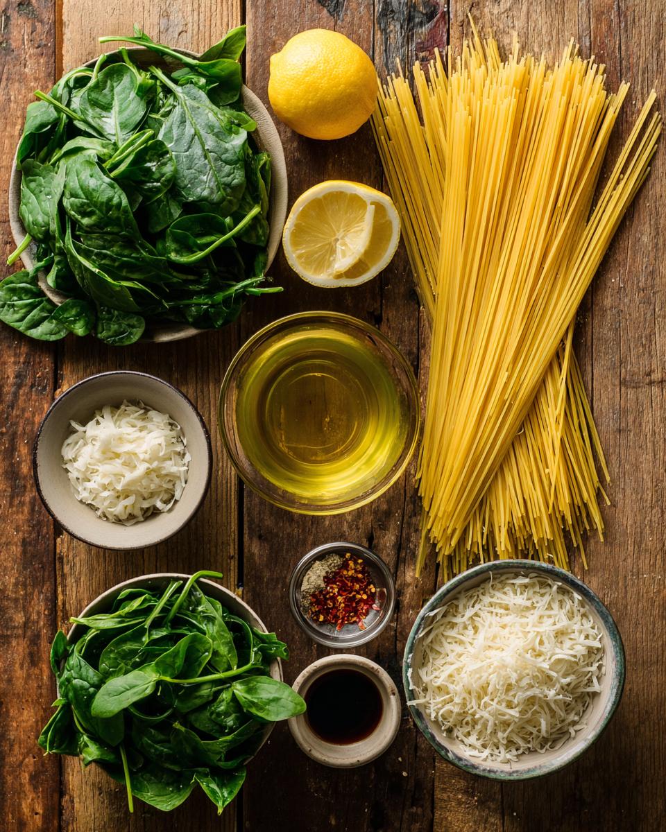 Angel Hair Pasta with Lemon and Sunflower Greens - detail 1