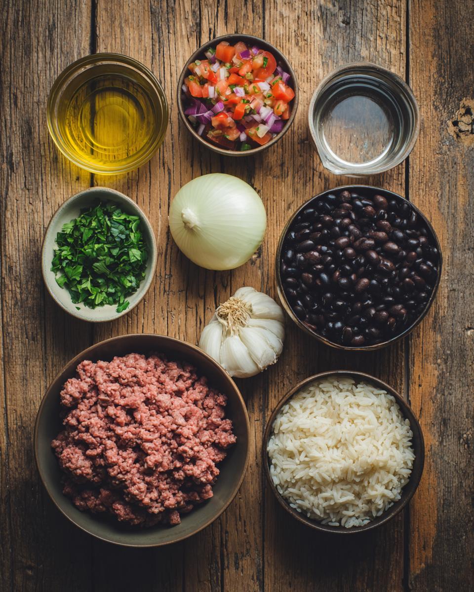 Beef Burrito Bowls with Fresh Pico - detail 1