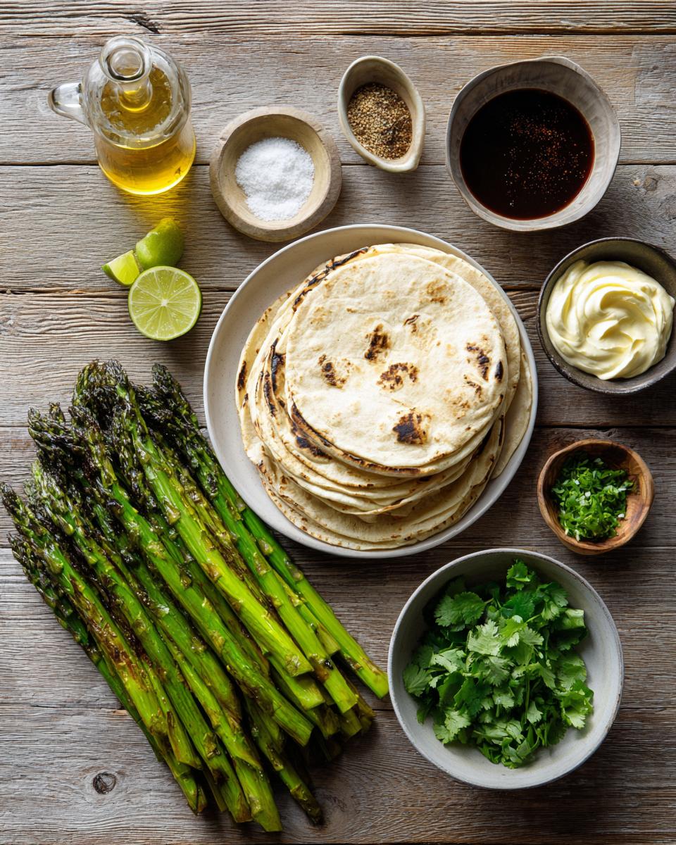 Charred Asparagus Tacos with Creamy Adobo - detail 1