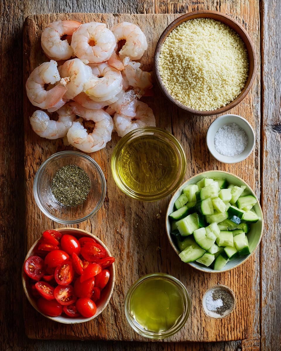 Greek Shrimp and Couscous - detail 1