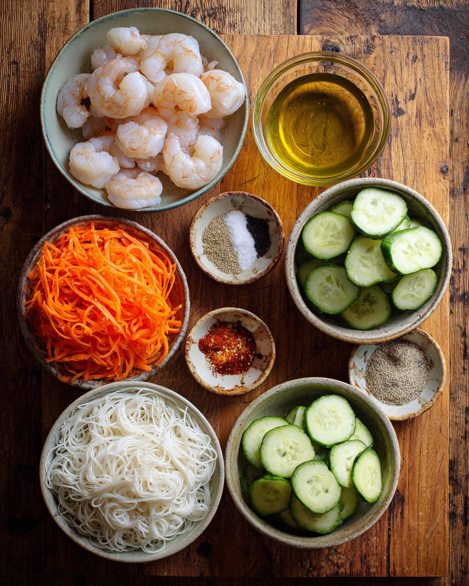 Grilled Shrimp and Noodle Salad - detail 1