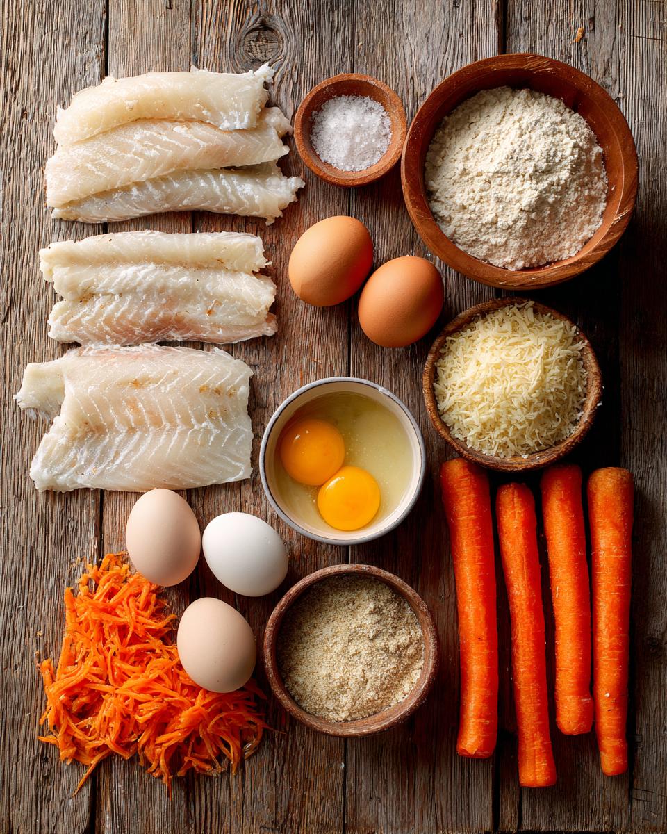Parmesan Fish Sticks with Glazed Carrots - detail 1