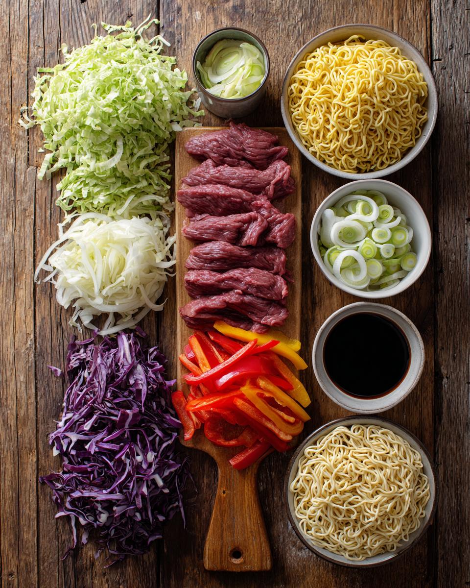 Sheet-Pan Beef & Cabbage Noodles - detail 1