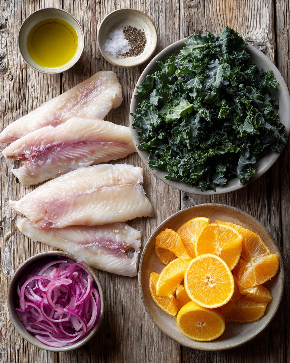 Snapper with Kale-Orange Salad - detail 1