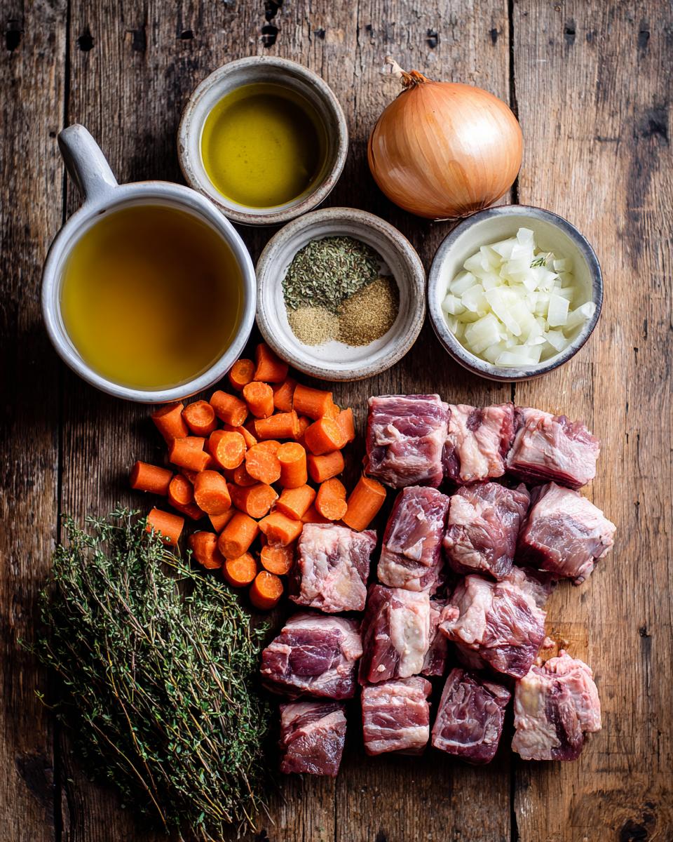 Spring Lamb Stew with Small Carrots - detail 1
