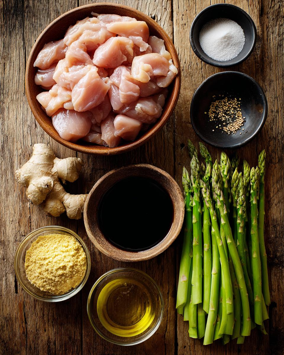 Stir-Fried Chicken with Asparagus - detail 1